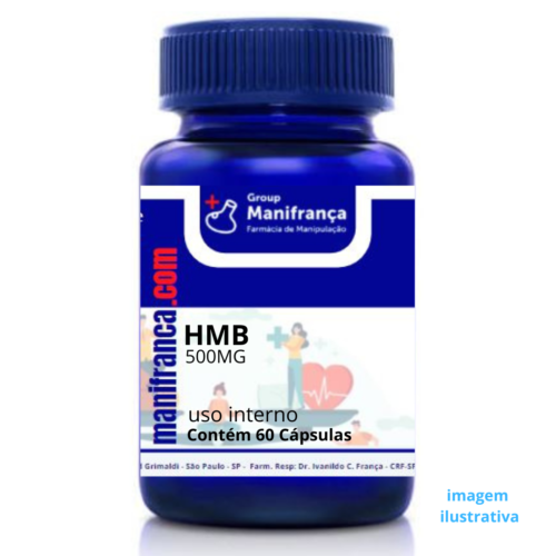 HMB (HIDROXIMETILBUTIRATO) 500MG 60 CÁPSULAS