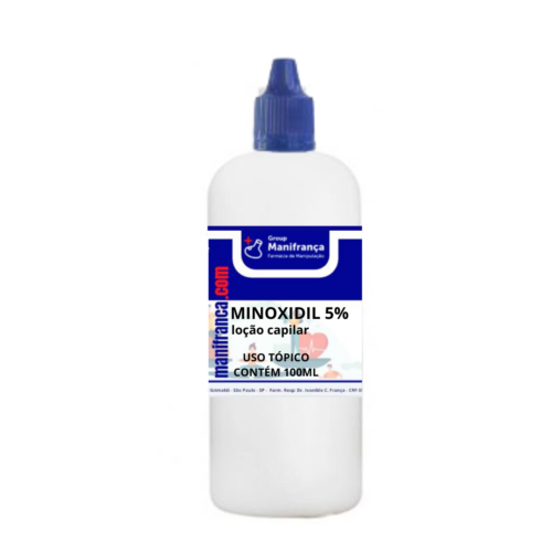 MINOXIDIL 5% C/ PROPILENOGLICOL LOÇÃO CAPILAR 100ML