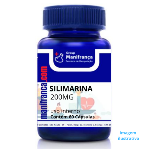 SILIMARINA (Cardo Mariano) 200MG 60 CÁPSULAS