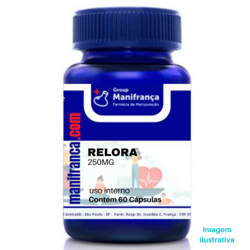 RELORA® 250MG 60 CÁPSULAS Com Selo de Autenticidade